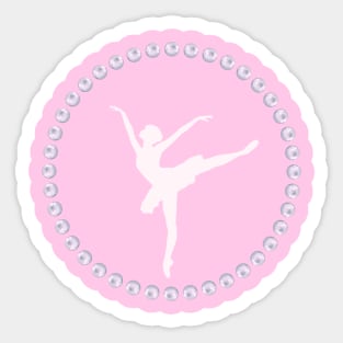 Ballerina Summer Pink Sticker